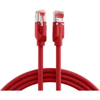 EFB Elektronik RJ45 Patchkabel S/FTP,Cat.6A,TM21,UC900,5m,rot