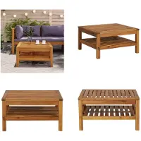vidaXL Couchtisch 65x65x35 cm Massivholz Akazie - Couchtisch - Couchtische - Tisch - Tische