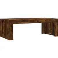 Syfax Couchtisch Räuchereiche 102x50x36 cm Holzwerkstoff