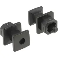 DeLOCK 64023, Schwarz, Acrylnitril-Butadien-Styrol (ABS), 8 mm, 14,6 mm, 8 mm, Polybag
