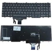 T-ProTek DEUTSCHE-Tastatur Schwarz mit Trackpoint kompatibel für Dell Latitude 15 E5550-4531