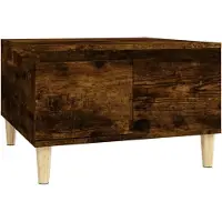 Syfax Couchtisch Räuchereiche 55x55x36,5 cm Holzwerkstoff