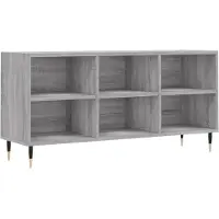 Syfax TV-Schrank Grau Sonoma 103,5x30x50 cm Holzwerkstoff