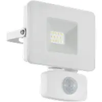 Eglo LED-Außenstrahler Faedo 3 mit Sensor, weiß, 10W