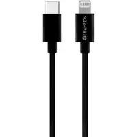 Champion Lade- und Synchronisationskabel USB-C für Lightning 2m Black