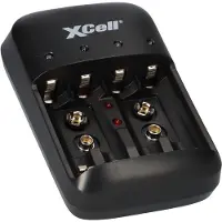 Xcell Ladegerät BC-X500 unbestückt, Nickel-Metallhydrid (NiMH), 9V, AA, AAA