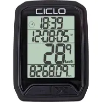 Ciclosport 213 drahtloser Fahrradcomputer, mit 13 Funktionen, in schwarz