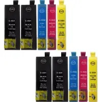 Inkpro 10 kompatible Druckerpatronen T35 XL - 2 x T3591, je 1 x T3592, T3593, T3594 für Epson Workforce Pro WF-4720, 4725, 4730, 4735, 4740