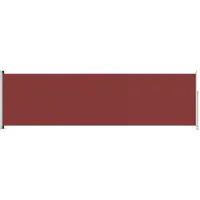 Syfax Seitenmarkise Ausziehbar 180x600 cm Rot