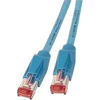EFB Elektronik EFB K8054.50 RJ45 Patchkabel Cat.6A S/FTP LSZH Draka UC900 TM21 blau 50m K805450