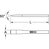 Ks Tools BRONZEplus Maurermeißel - 963.2443