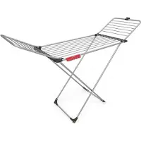 Vileda 157336, Wäscheständer, Aluminium, Schwarz, Edelstahl, 1670 mm, 560 mm, 920 mm