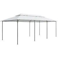 Syfax Pavillon 600x298x270 cm Weiß 180g/m²