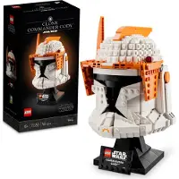 LEGO 75350 Star Wars Clone Commander Cody Helm Set für Erwachsene, The Clone Wars Erinnerungsstück der 2023 Serie, Geschenk für die Sammlung, Deko-Modell