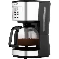 Ecg KP 2125, Filterkaffeemaschine, 1,5 l, Gemahlener Kaffee, 900 W, Schwarz, Edelstahl