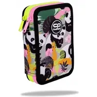 CoolPack Piórnik dwukomorowy z wyposażeniem Jumper Panda Gang, 1 sztuka