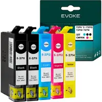Evoke Patronen für Epson T2711 T2712 T2713 T2714 XL ️️ WF3620 WF 3640 WF7110 7715 7720 ️