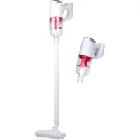 Dirt Devil Vertikaler Akku-Staubsauger 2in1 DD9001, eingebauter Akku max. Leistung: 80 W, Staubbehälterkapazität: 0,5 l, Gewicht: 1,3 kg, Weiß