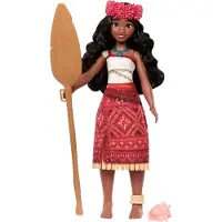 Disney Princess Disney Vaiana 2 singende Vaiana-Abenteuerpuppe mit Accessoires, singt „We‘re back“ in 4 Sprachen, Modepuppe, Weiblich, 3 Jahr(e), Mädchen, Mit Ton, 250 mm