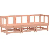 Syfax 3-tlg. Garten-Lounge-Set Massivholz Douglasie