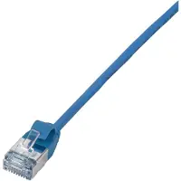 2Direct Slim U/FTP, 0,3 m, Cat6a, U/FTP (STP), RJ-45, RJ-45, Blau