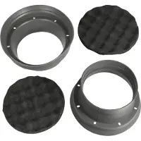 Musway MSB165 | 165mm Silikon-Lautsprechermanschette mit Noppenschaumunterlage