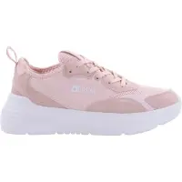 Big star Damen Halbschuhe Rosa, Leder-Textil-Mix, Schnürung, flacher Absatz JJ274595
