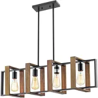 Toolight Hängelampe App1583-4Cp Black