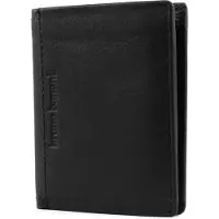 Bruno Banani Leder Geldbörse Arizona Wallet High with Flap Black schwarz