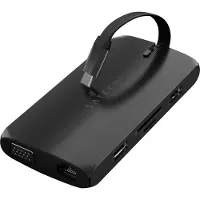 Satechi ST-UCMBAK, Kabelgebunden, USB 3.2 Gen 2 (3.1 Gen 2) Type-C, 1000 Mbit/s, Schwarz, Black, MicroSD (TransFlash), SD