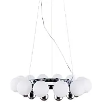 Azzardo Esperanza Leuchte Chrom, 12-flammig, G9 Fassung, Durchmesser 65 cm, Höhe 120 cm