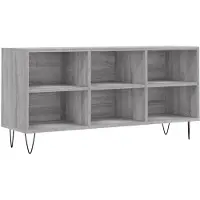 Syfax TV-Schrank Grau Sonoma 103,5x30x50 cm Holzwerkstoff