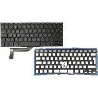T-ProTek DE Tastatur Keyboard mit Beleuchtung kompatibel für MacBook Pro "Core i7" 2.8 15" (A1398)IG