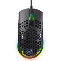 Havit MS1036, Beidhändig, Optisch, USB Typ-A, 7200 DPI, Schwarz