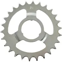 Esjot Steck-Zahnkranz 26 Z. silber