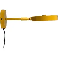 Dyberg Larsen LED-Wandlampe Starlight, gelb, Ø 14 cm, dim.