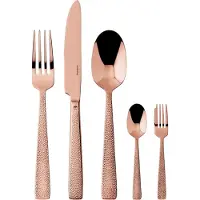 Sambonet Siena Edelstahl/PVD Kupfer Besteck 30tlg.Vh. S0197-S00018-S1896 52717CN1/Abverkauf nur solange Vorrat reicht