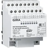 Gira Binäreing. 8f 12 - 48 V AC/DC pot.frei K NX REG, 1 Stk.