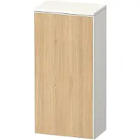 Duravit Halbhochschrank Zencha 40x24x81,9cm, 1 T, An R, E nat/weiß matt