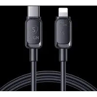 Sign USB-C-auf-Lightning-Kabel 20 W, 0,25 m - Schwarz