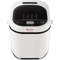 Moulinex OW2101, 1 kg, Startzeitvorwahl, Variable einstellbare Krustenbräunung, Warmhaltefunktion, 720 W, Weiß