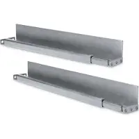 Digitus Gleitschienen für 482,6 mm (19") Netzwerkschränke, 100 kg, Stahl, Edelstahl