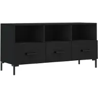 Syfax TV-Schrank Schwarz 102x36x50 cm Holzwerkstoff
