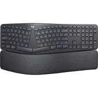 Logitech ERGO K860 Split for Business, Volle Größe (100%), Kabellos, Bluetooth, Halbmechanischer Schlüsselschalter, QWERTZ, Graphit