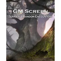 Loke Battle Mats GM Screen Terrain & Random Encounters - Tabletop-Rollenspiel zubehör - ENG Edition