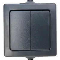 Kopp 565515009 NAUTIC - Serienschalter, Farbe: anthrazit