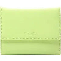 Esquire Leder Geldbörse Viktoria Flap Wallet Lime hellgrün
