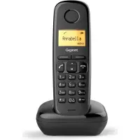Gigaset A170 Schnurloses Festnetztelefon, schwarz, 1,5 Zoll Display