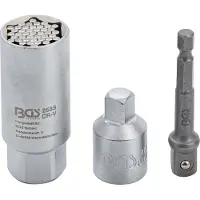 Bgs Multi Socket with Adaptor Set, 292 mm, 292 g