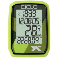 Ciclosport Fahrradcomputer Protos 205 Wireless – kabellos analog grün 10152053